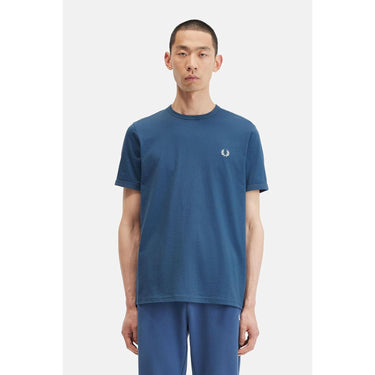 T-shirt FRED PERRY Uomo RINGER Blu