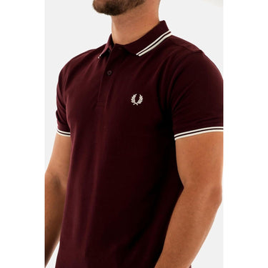 Polo FRED PERRY Uomo TWIN TIPPED Nero