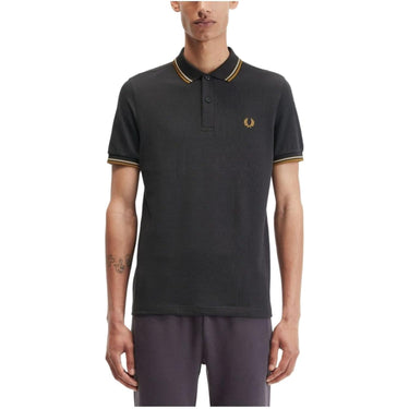 Polo FRED PERRY Uomo TWIN TIPPED Grigio