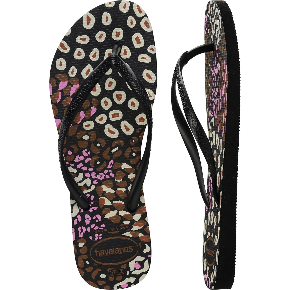 Infradito HAVAIANAS Donna SLIM ANIMALS Nero