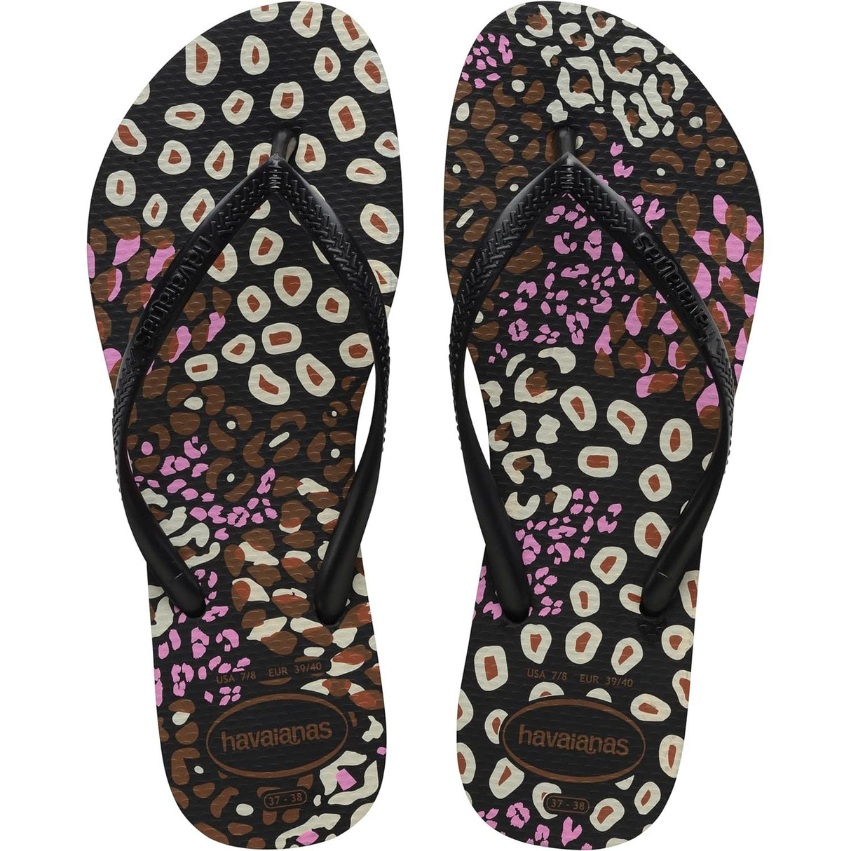 Infradito HAVAIANAS Donna SLIM ANIMALS Nero