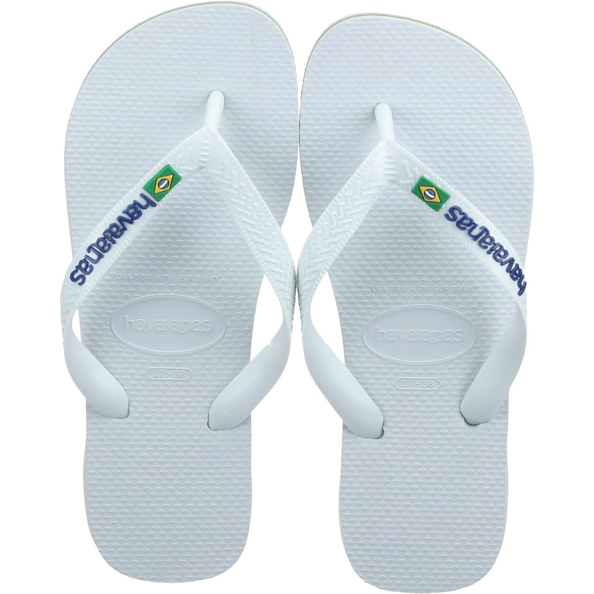 Infradito HAVAIANAS Unisex BRASIL LOGO Bianco