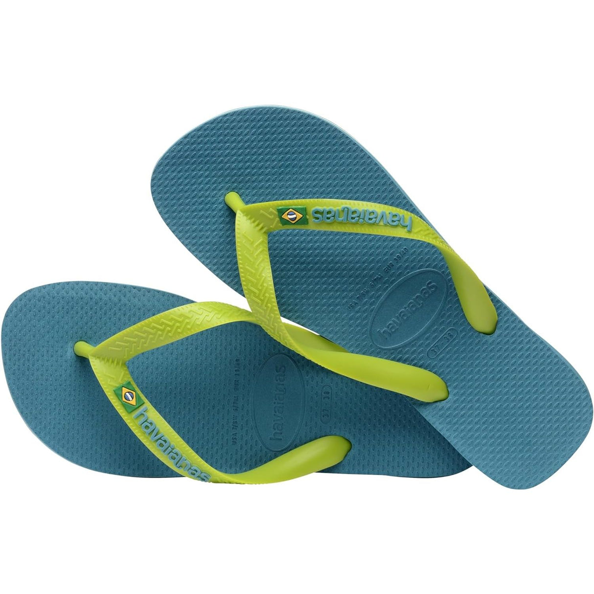 Infradito HAVAIANAS Unisex BRASIL LOGO Blu