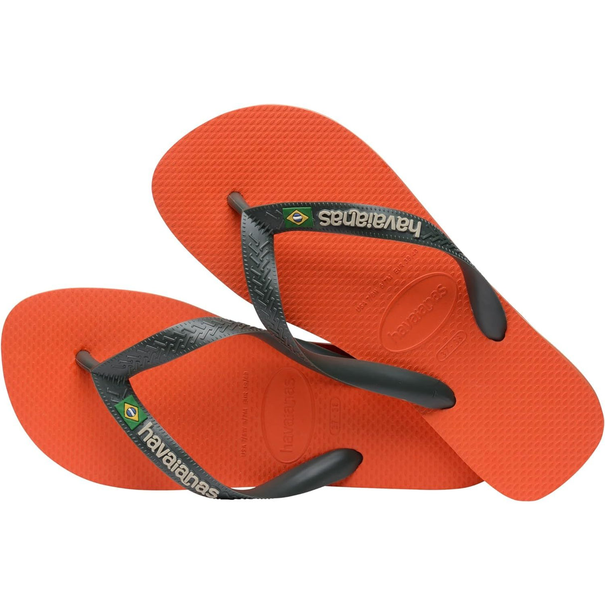 Infradito HAVAIANAS Unisex BRASIL LOGO Arancione