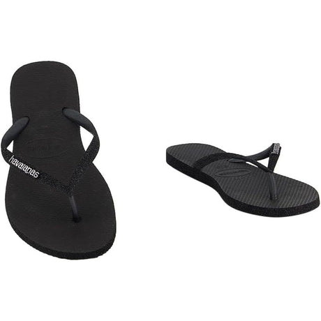 Infradito HAVAIANAS Donna SLIM SPARKLE II Nero