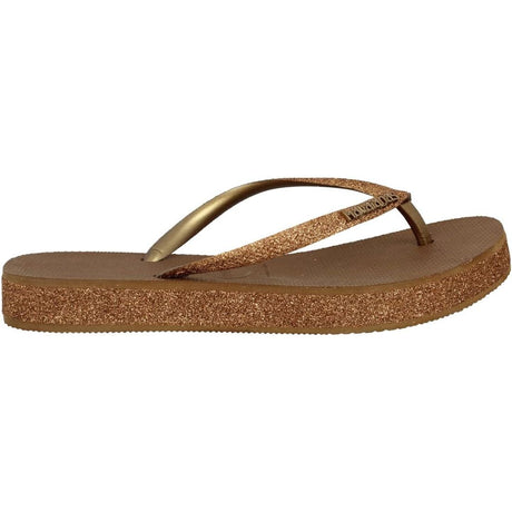 Infradito HAVAIANAS Donna SLIM FLATFORM Oro