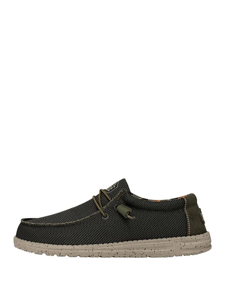 Scarpe In Tela Heydude Uomo Wally Sox Verde Hey Dude  Angolo dello Sport