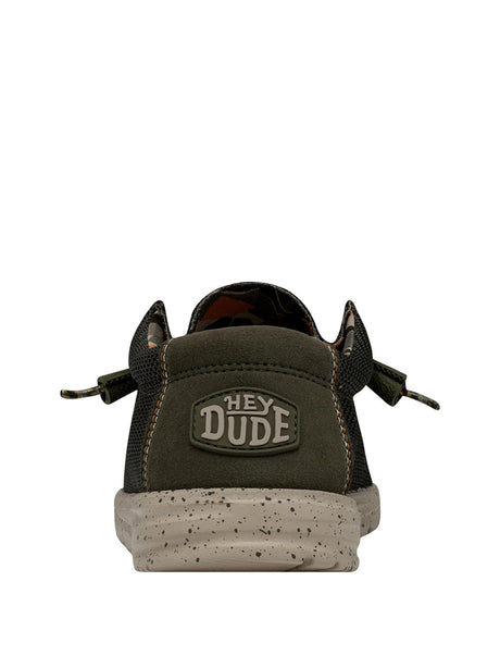 Scarpe In Tela Heydude Uomo Wally Sox Verde Hey Dude  Angolo dello Sport