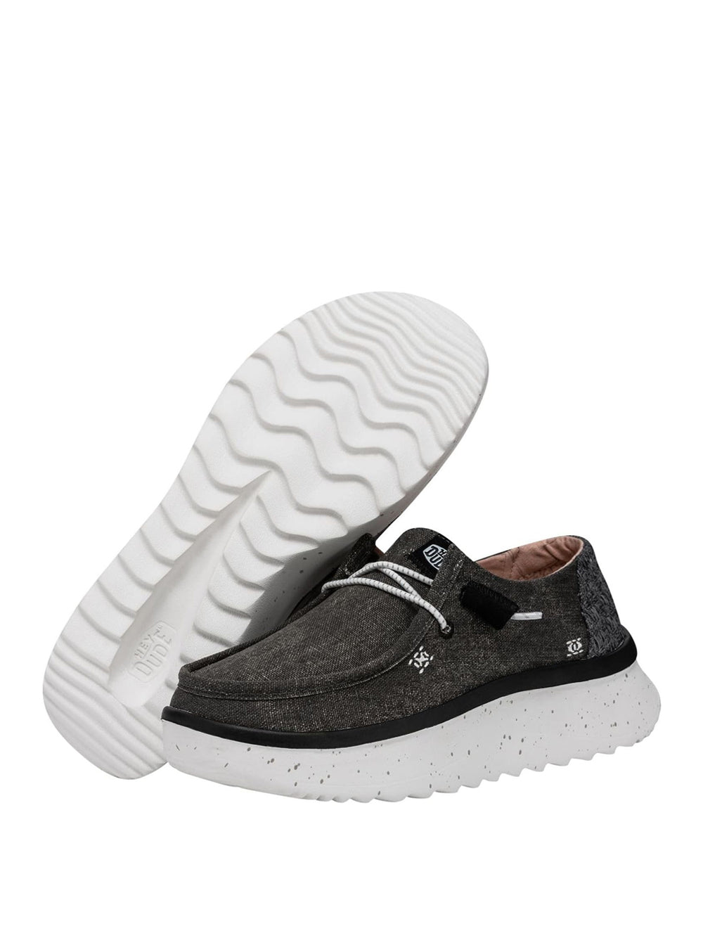 Scarpe In Tela Heydude Donna Wendy Peak Chambray Nero Hey Dude  Angolo dello Sport