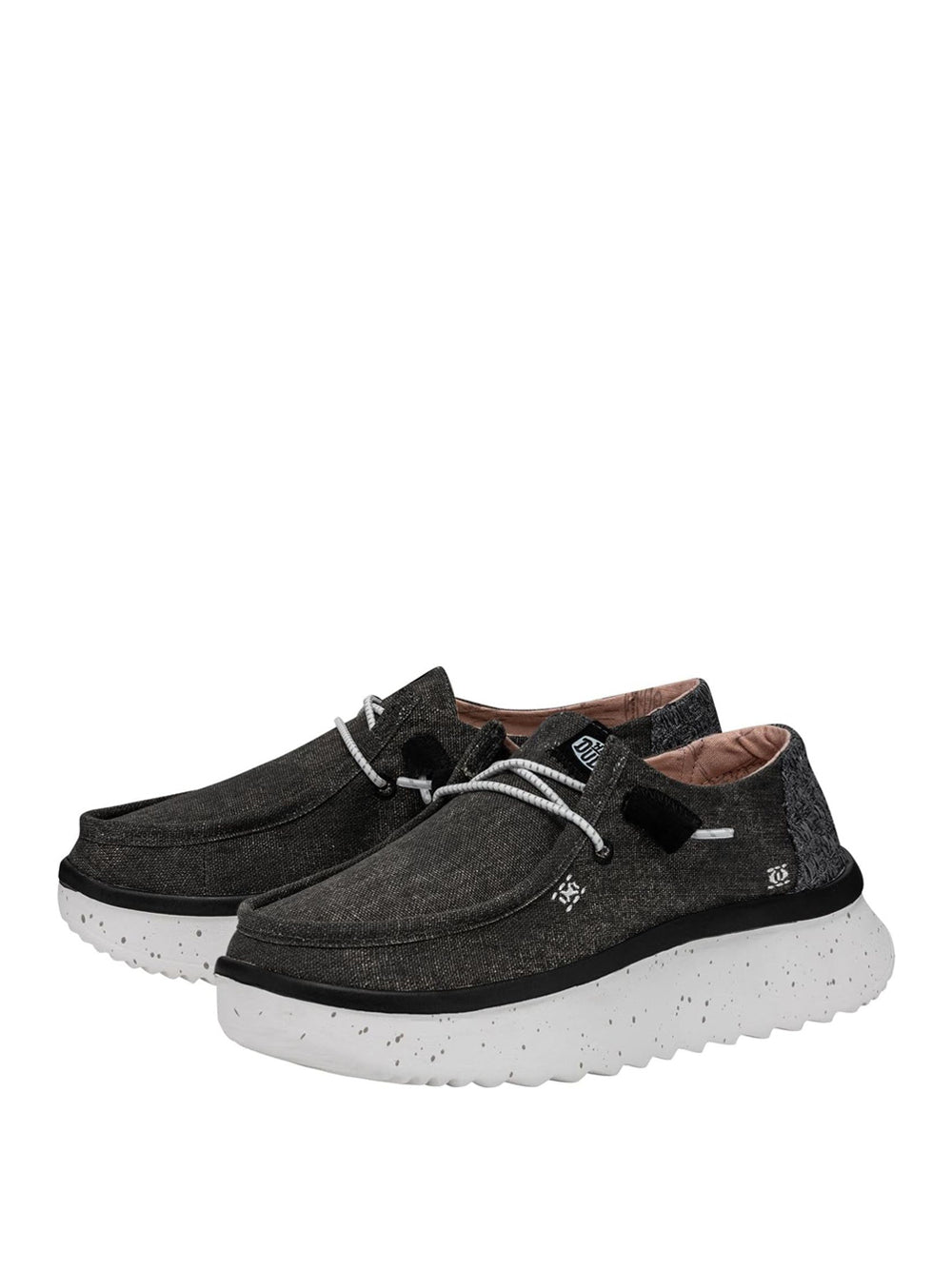 Scarpe In Tela Heydude Donna Wendy Peak Chambray Nero Hey Dude  Angolo dello Sport