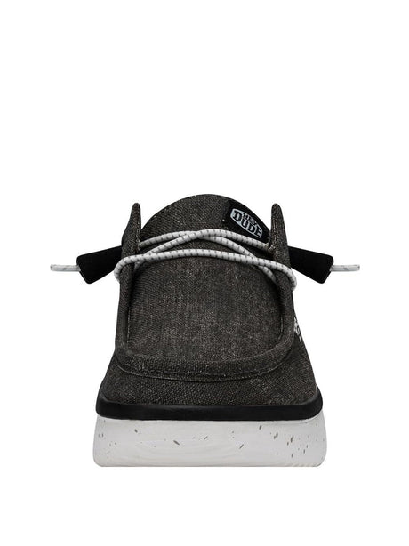 Scarpe In Tela Heydude Donna Wendy Peak Chambray Nero Hey Dude  Angolo dello Sport