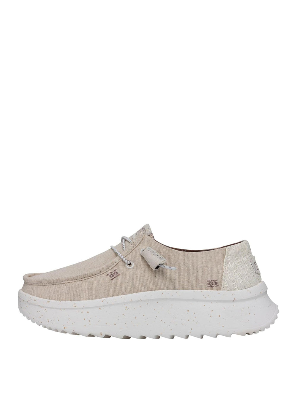 Scarpe In Tela Heydude Donna Wendy Peak Chambray Avorio Hey Dude  Angolo dello Sport