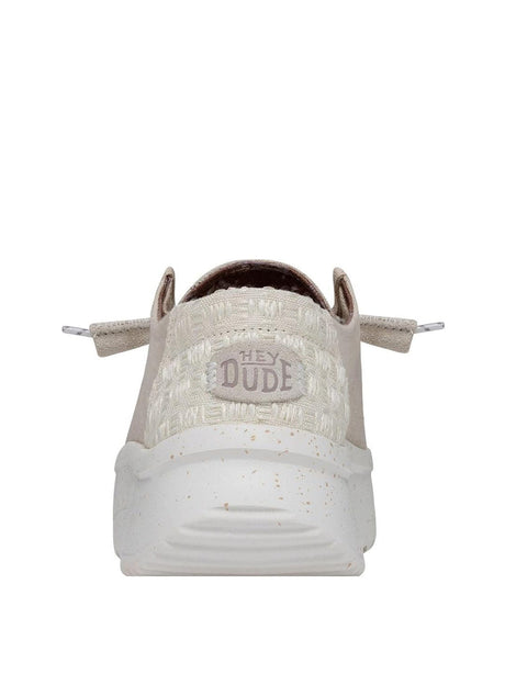 Scarpe In Tela Heydude Donna Wendy Peak Chambray Avorio Hey Dude  Angolo dello Sport