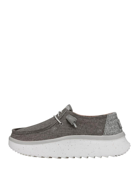 Scarpe In Tela Heydude Donna Wendy Peak Chambray Marrone Hey Dude  Angolo dello Sport