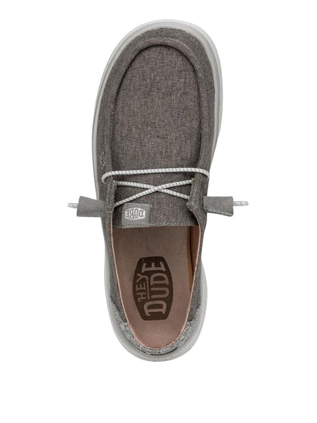 Scarpe In Tela Heydude Donna Wendy Peak Chambray Marrone Hey Dude  Angolo dello Sport