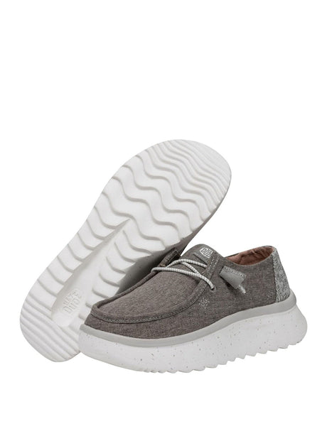 Scarpe In Tela Heydude Donna Wendy Peak Chambray Marrone Hey Dude  Angolo dello Sport