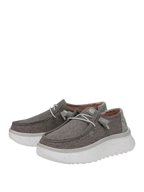 Scarpe In Tela Heydude Donna Wendy Peak Chambray Marrone Hey Dude  Angolo dello Sport