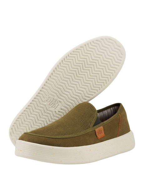 Scarpe In Tela Heydude Uomo Sunapee M Coastline Verde Hey Dude  Angolo dello Sport