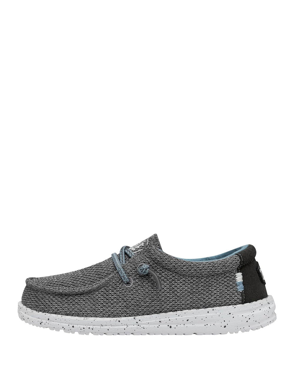 Scarpe In Tela Heydude Jr Bambino Wally Grigio Hey Dude  Angolo dello Sport