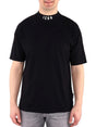 T-Shirt Icon Uomo Over 1/2 Collo + Logo Nero Icon  Angolo dello Sport