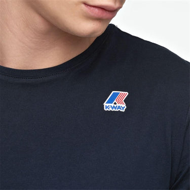 T-shirt K-WAY Uomo LE VRAI EDOUARD Blu
