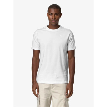 T-shirt K-WAY Uomo ODOM LETITRAIN Bianco