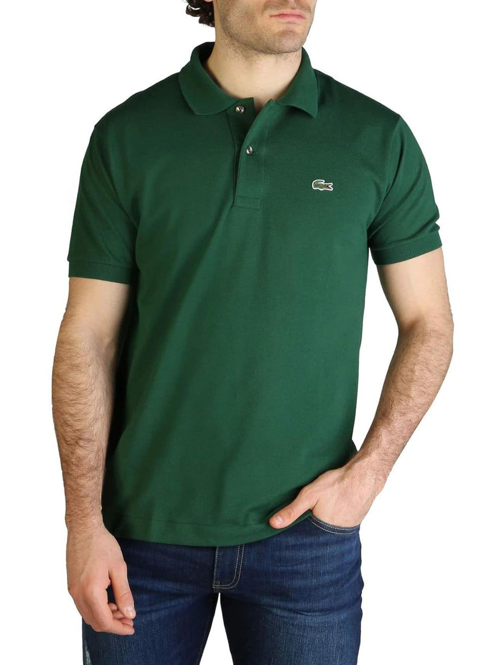 Polo Lacoste Uomo Verde Lacoste  Angolo dello Sport