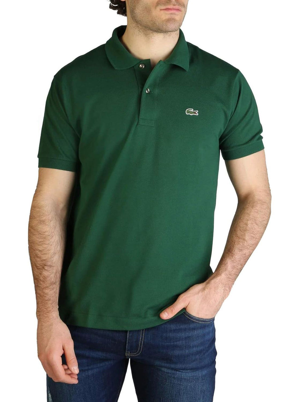 Polo Lacoste Uomo Verde Lacoste  Angolo dello Sport