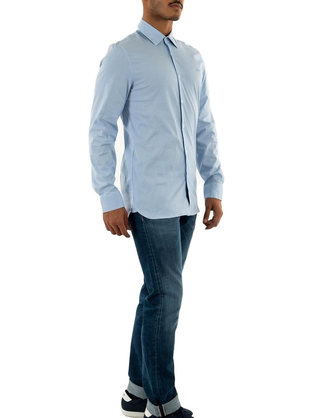Camicia Lacoste Uomo Celeste Lacoste  Angolo dello Sport