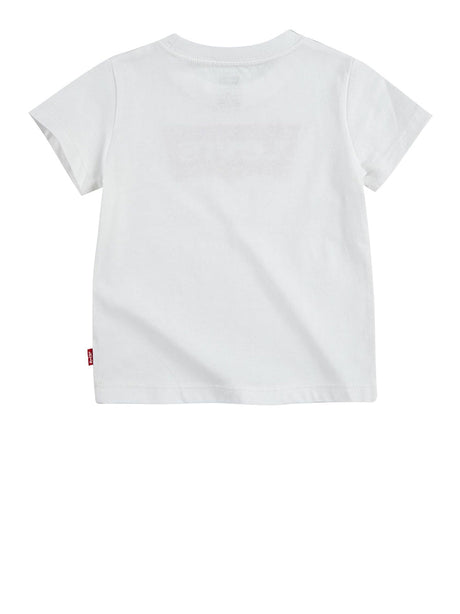T-Shirt Levis Bambino Nos Batwing Bianco Levi's  Angolo dello Sport