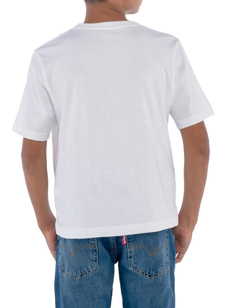 T-Shirt Levis Bambino Nos Batwing Bianco Levi's  Angolo dello Sport