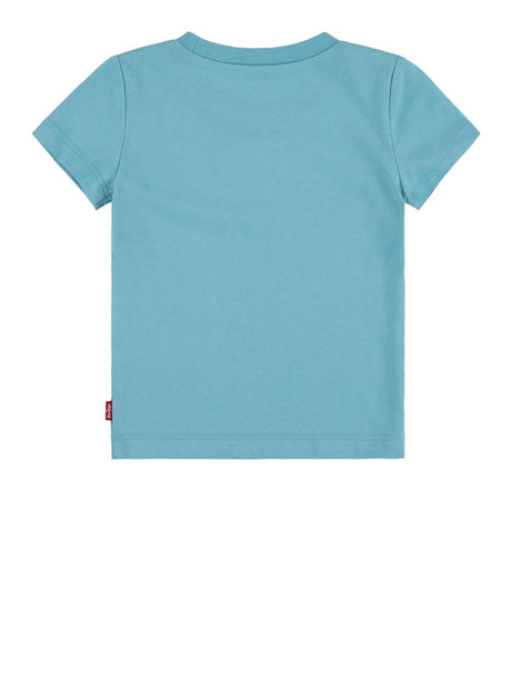 T-Shirt Levis Bambino Nos Batwing Celeste Levi's  Angolo dello Sport