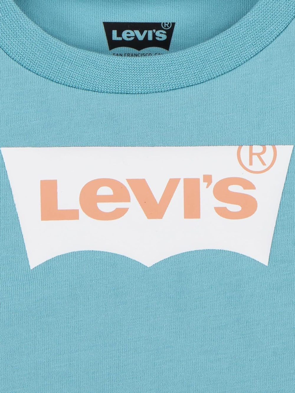 T-Shirt Levis Bambino Nos Batwing Celeste Levi's  Angolo dello Sport