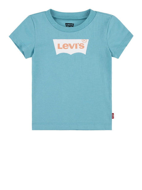 T-Shirt Levis Bambino Nos Batwing Celeste Levi's  Angolo dello Sport