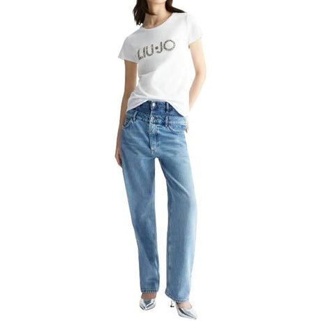 T-shirt LIU JO Donna BASICA M/C Bianco LIU JO  Angolo dello Sport