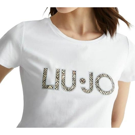 T-shirt LIU JO Donna BASICA M/C Bianco LIU JO  Angolo dello Sport