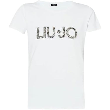 T-shirt LIU JO Donna BASICA M/C Bianco