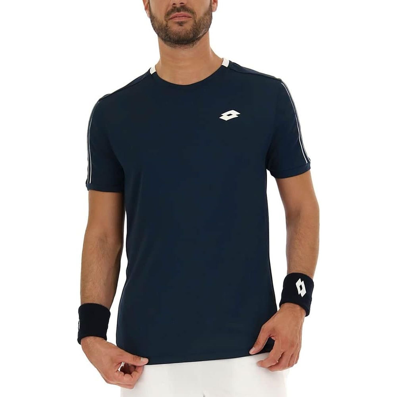 T-shirt Sportiva LOTTO Uomo squadra ii Navy