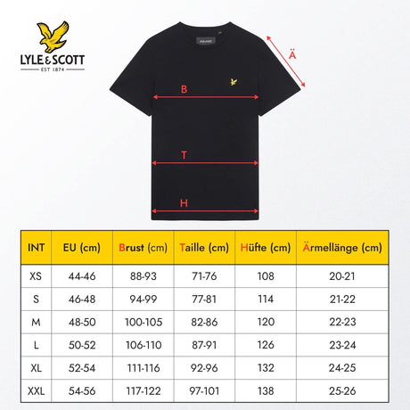 T-shirt LYLE & SCOTT Uomo PLAIN Bordeaux