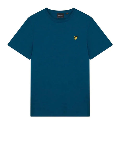 T-Shirt Lyle & Scott Uomo Plain Blu Lyle & Scott  Angolo dello Sport
