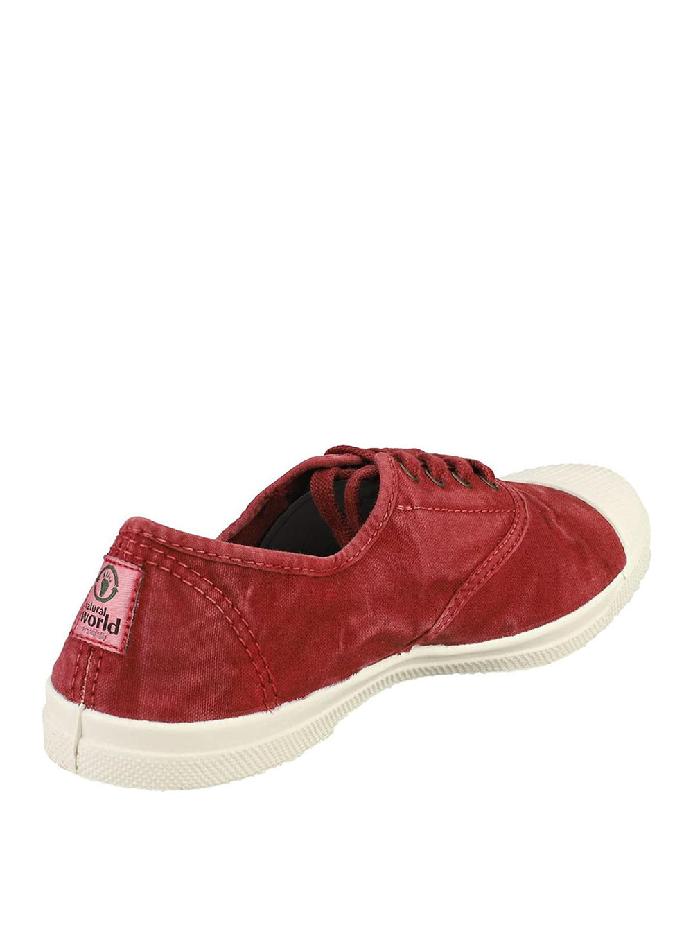 Scarpe In Tela Natural World Donna Ingles Elastico Enzimatico Rosso