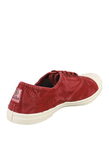 Scarpe In Tela Natural World Donna Ingles Elastico Enzimatico Rosso Natural World  Angolo dello Sport