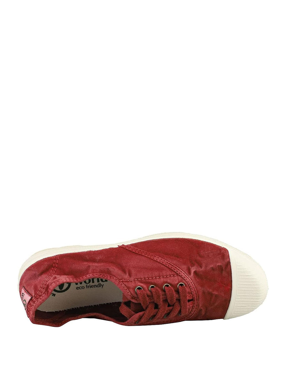 Scarpe In Tela Natural World Donna Ingles Elastico Enzimatico Rosso