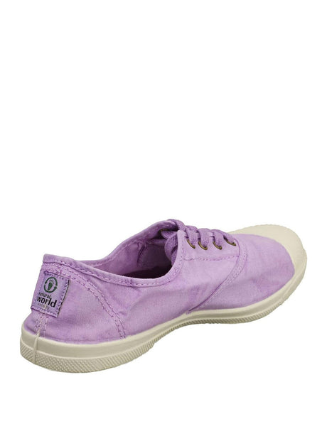 Scarpe In Tela Natural World Donna Ingles Elastico Enzimatico Viola Natural World  Angolo dello Sport