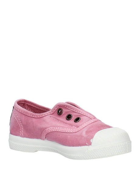 Scarpe In Tela Natural World Bambino Ingles Elastico Enzimatico Rosa Natural World  Angolo dello Sport