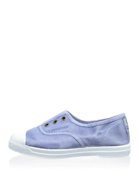 Scarpe In Tela Natural World Bambino Ingles Elastico Enzimatico Celeste Natural World  Angolo dello Sport