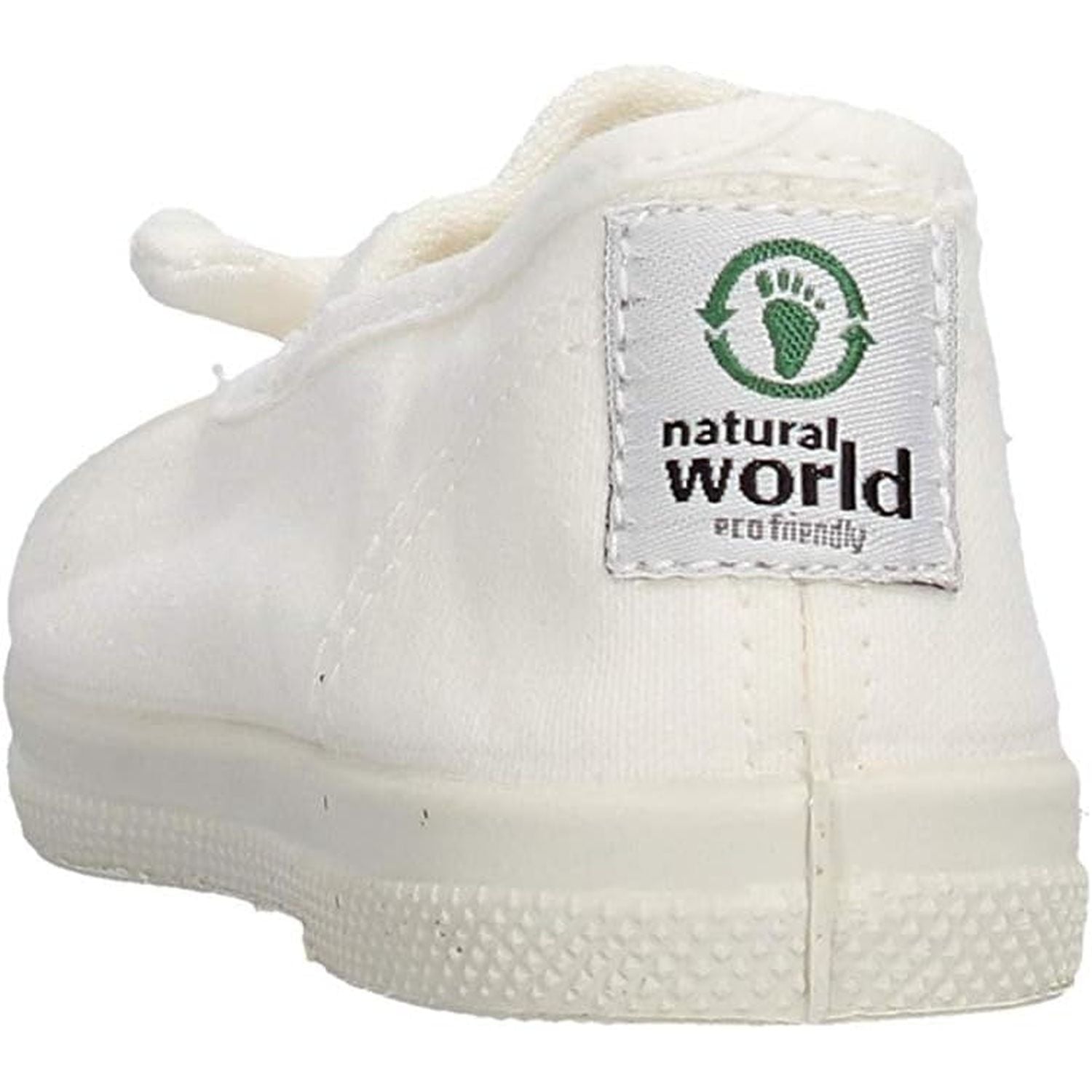 Scarpe in Tela NATURAL WORLD Bambina salon lazo tintado Bianco