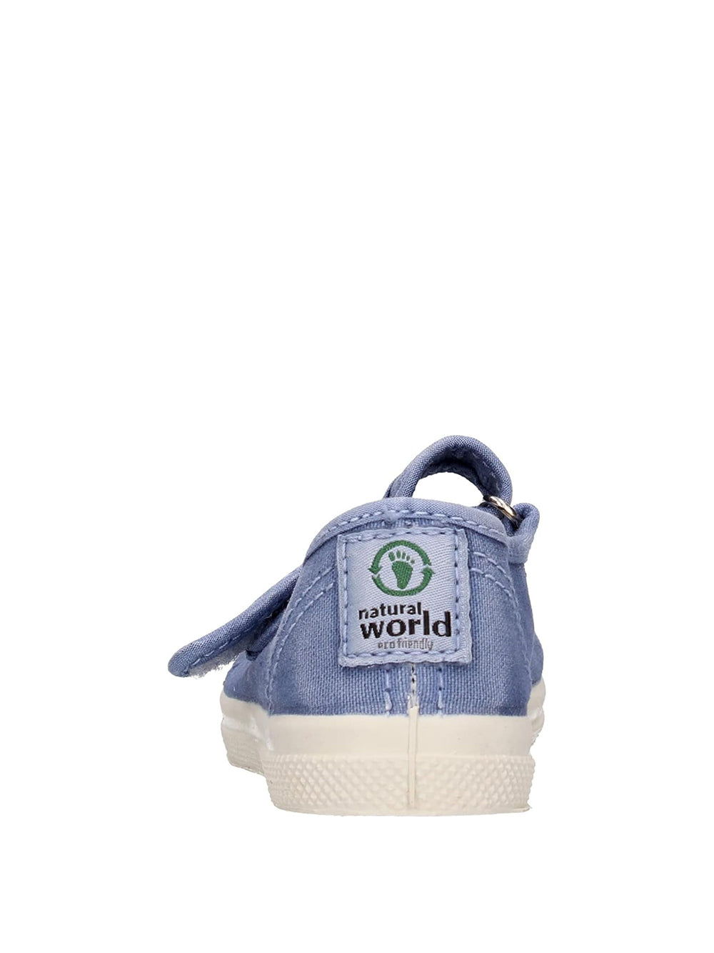 Scarpe In Tela Natural World Bambina Mercedes Enzimatico Celeste
