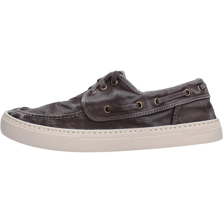 Scarpe in Tela NATURAL WORLD Uomo nautico enzimatico Nero