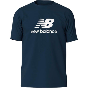 T-shirt NEW BALANCE Uomo stacked logo Navy